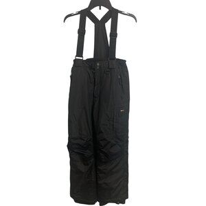 32 Degrees Boys L 14/16 Weatherproof Black Snowboard Outdoor Bib Pants